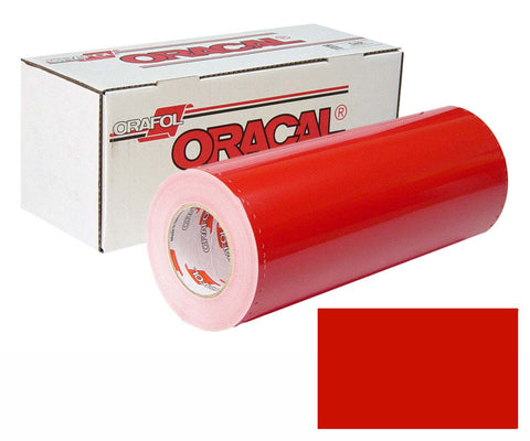 Red Oracal 751 12x12" Cast Adhesive Vinyl, High Performance Permanent Outdoor Vinyl - Carolina Crafter Supply