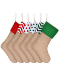 Burlap Stocking - Blank Burlap Christmas Stocking