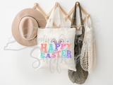 Retro Happy Easter PNG Easter Bunny Sublimation Design