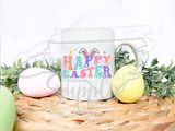 Retro Happy Easter PNG Easter Bunny Sublimation Design