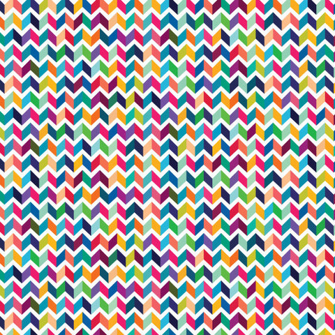 Patterned HTV - Chevron Patterned Heat Transfer Vinyl, Multi-Color Chevron Heat Transfer Vinyl, Patterned HTV With Transfer Mask Included! 12x12" Sheet - Carolina Crafter Supply