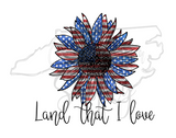 USA Sunflower Sublimation,  American Flag Design, Patriotic Sublimation Design, USA Sublimation Design, Digital Download, Patriotic PNG