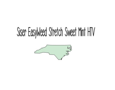 Sweet Mint Stretch Siser EasyWeed HTV Mint Heat Transfer Vinyl 12x15" Sheets Mint T-Shirt Iron-On Vinyl True Mint Green HTV.